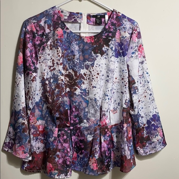 H&m Multicolour Floral Blouse - Picture 2 of 12